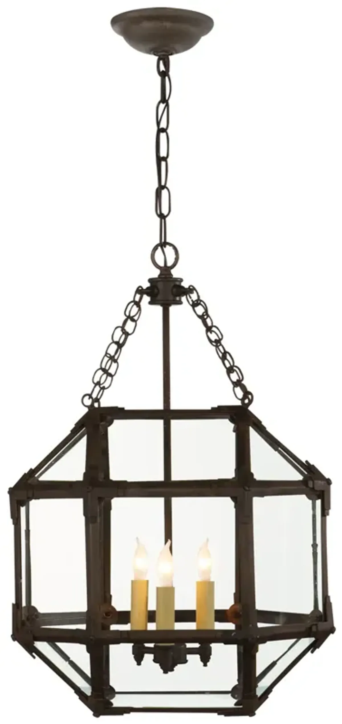 Morris Small Lantern with Clear Glass