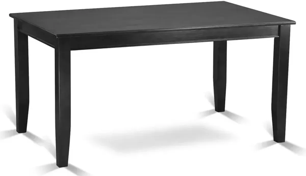 Dudley Rectangular Dining Table 36"x60" in Black Finish