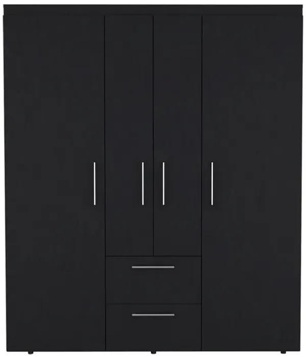 Armoire Elma, Bedroom, Black