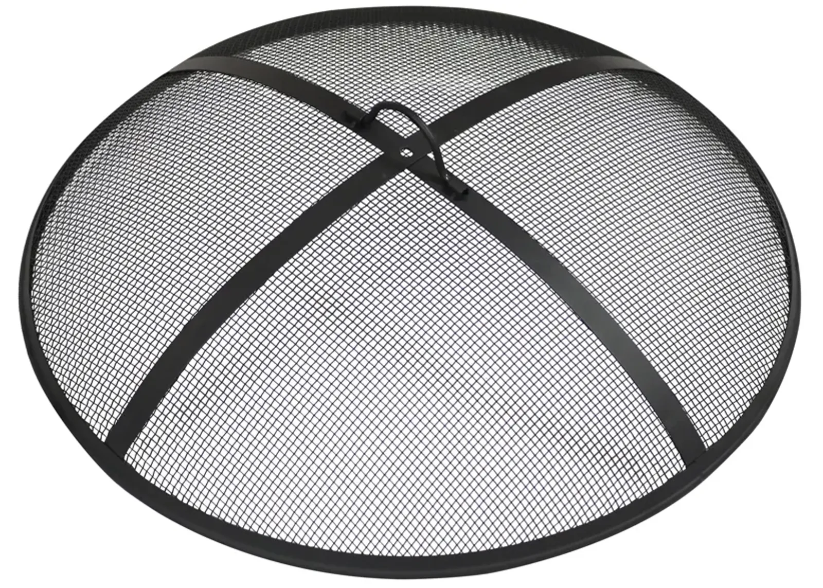 Sunnydaze Steel Round Fire Pit Spark Screen