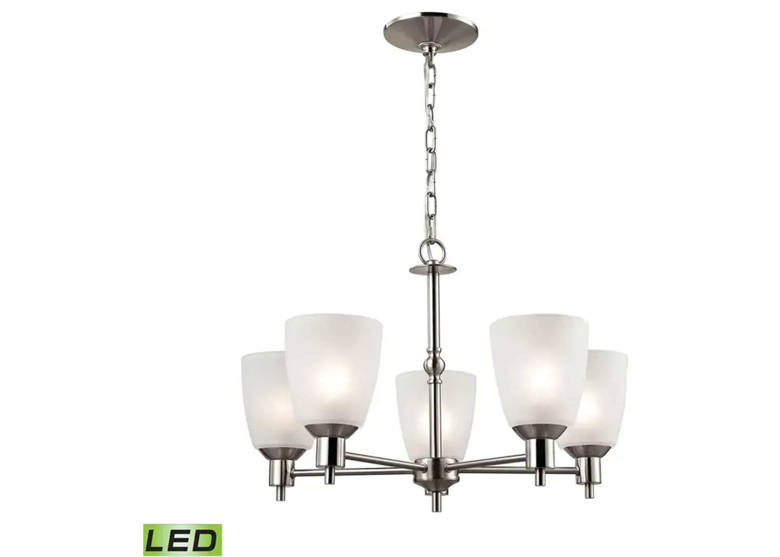 Jackson 22'' Wide 5-Light LED Chandelier