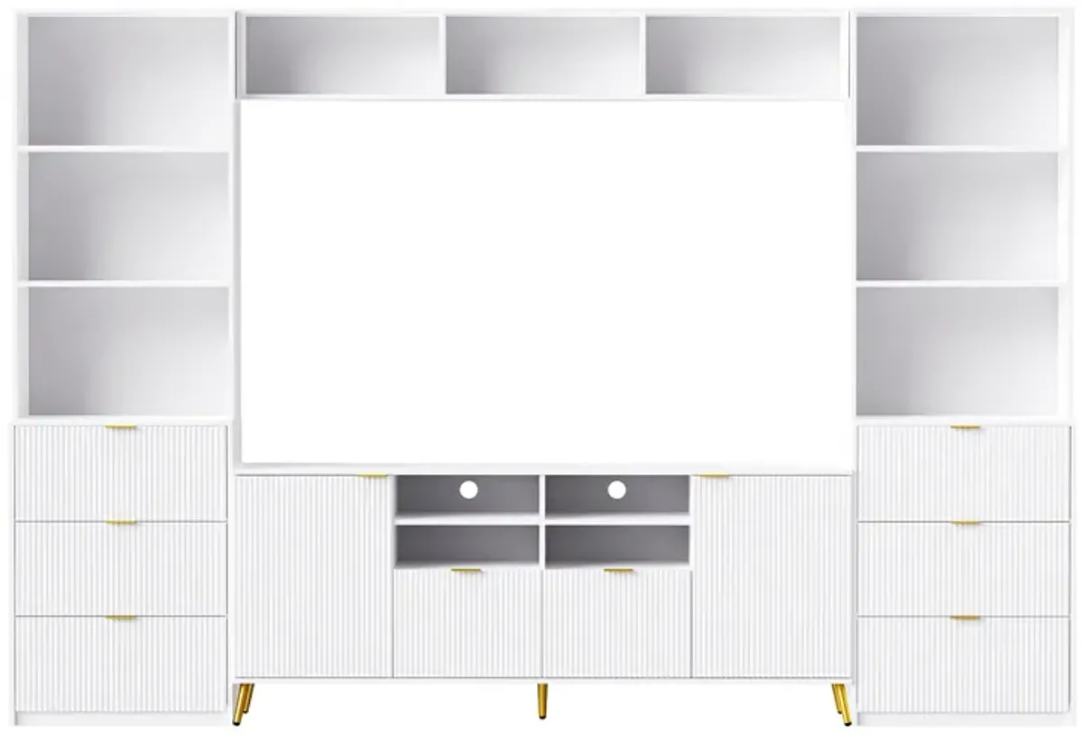 Merax Multifunctional TV Stand Media Storage Cabinet