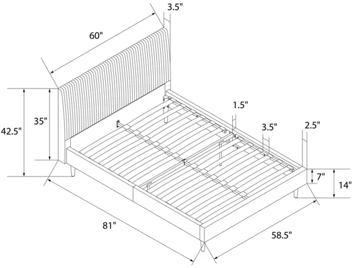 Mr. Kate Daphne Upholstered Bed