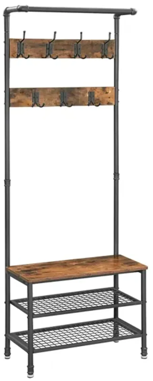 Hivvago Coat Rack with Bench