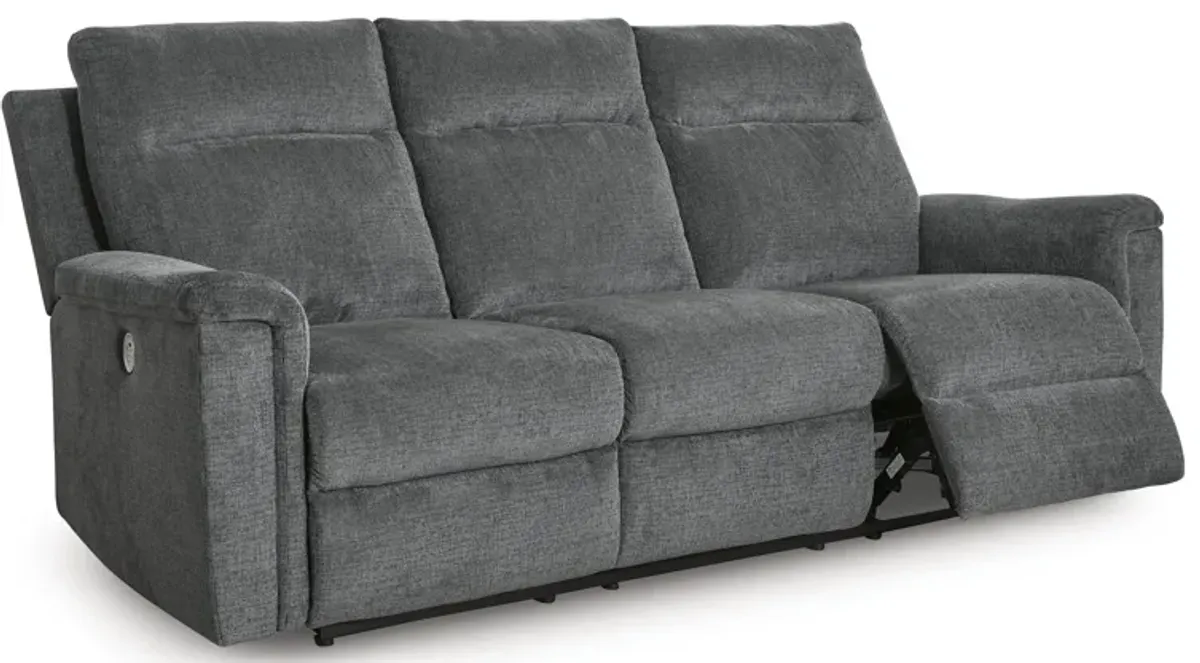 Barnsana Power Reclining Sofa in Gravel