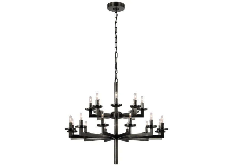 Liaison Double Tier Chandelier