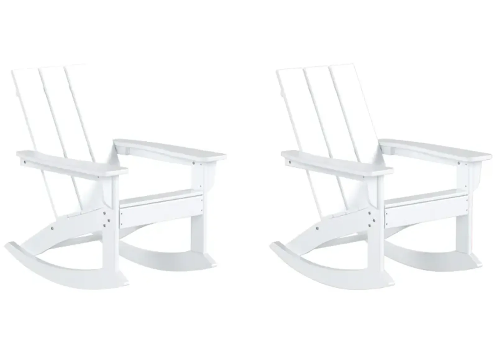 WestinTrends Modern Adirondack Outdoor Rocking Chair (Set of 2)