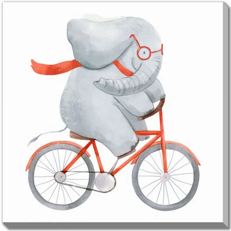 Elephant On A Bike