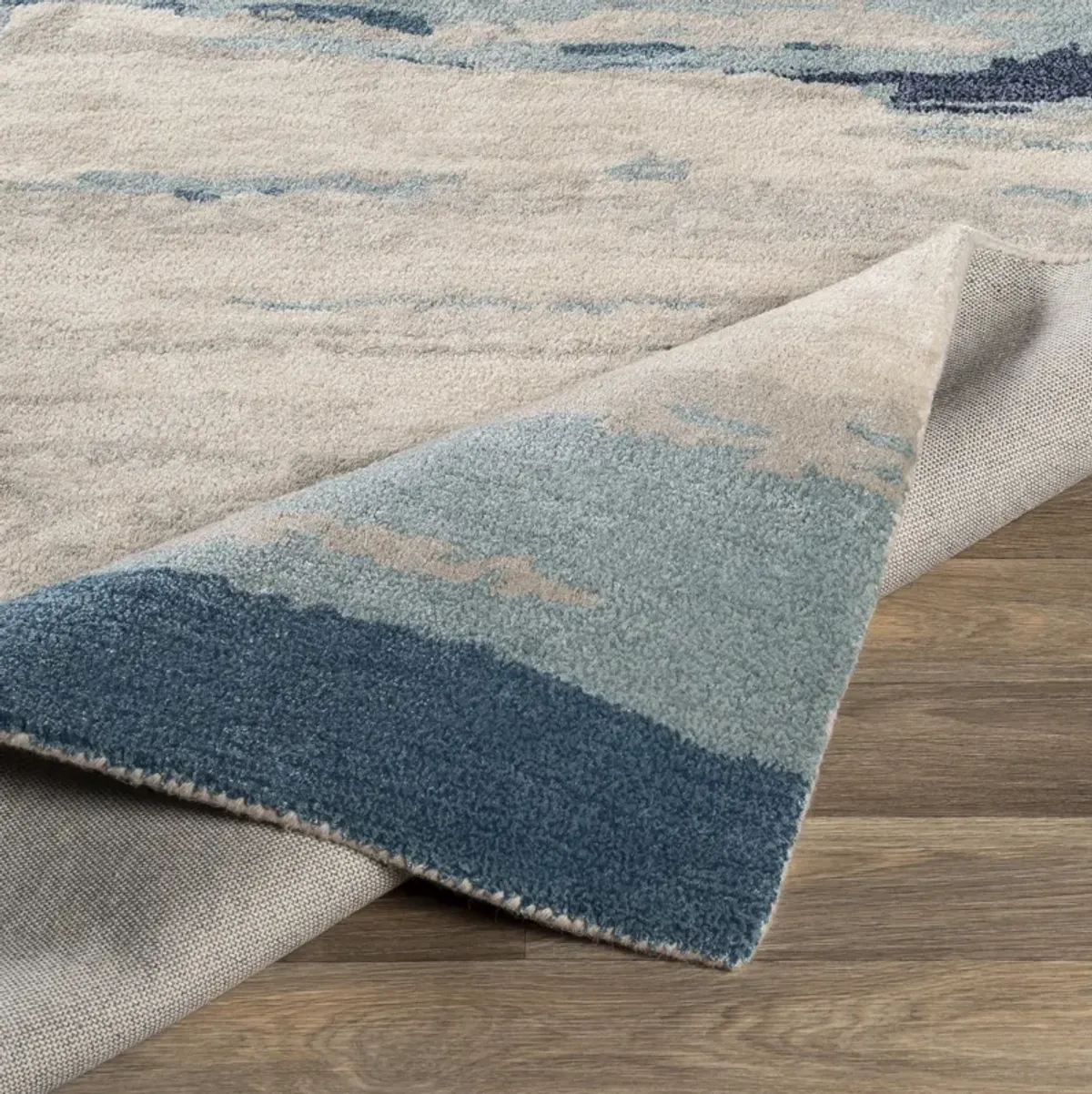 Kavita KVT-2306 10' Round Blue Rug