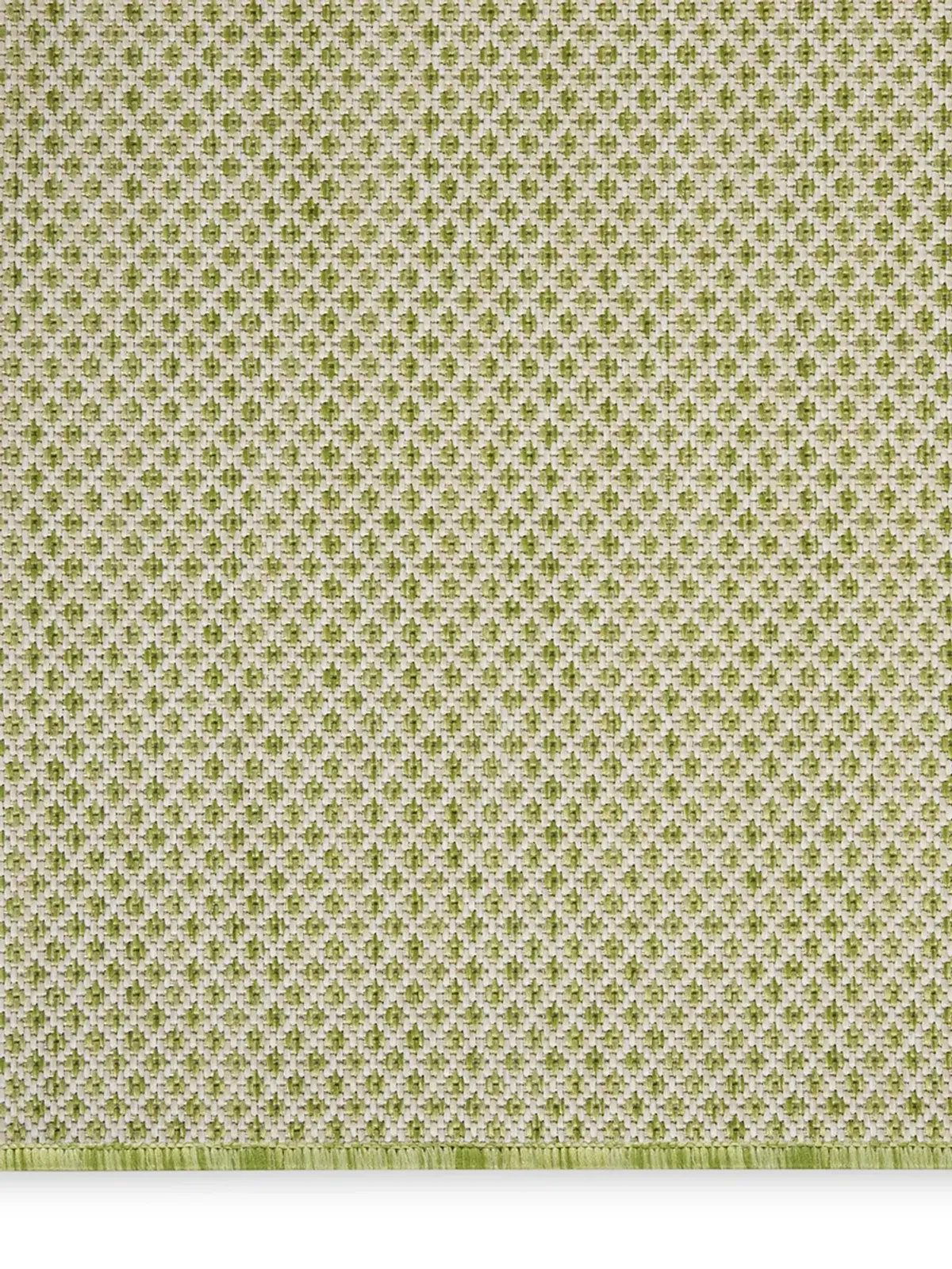 Courtyard COU01 Ivory/Green 2' x 6' Rug