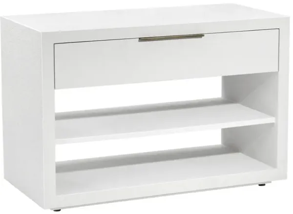 Montaigne Large Bedside Chest - White