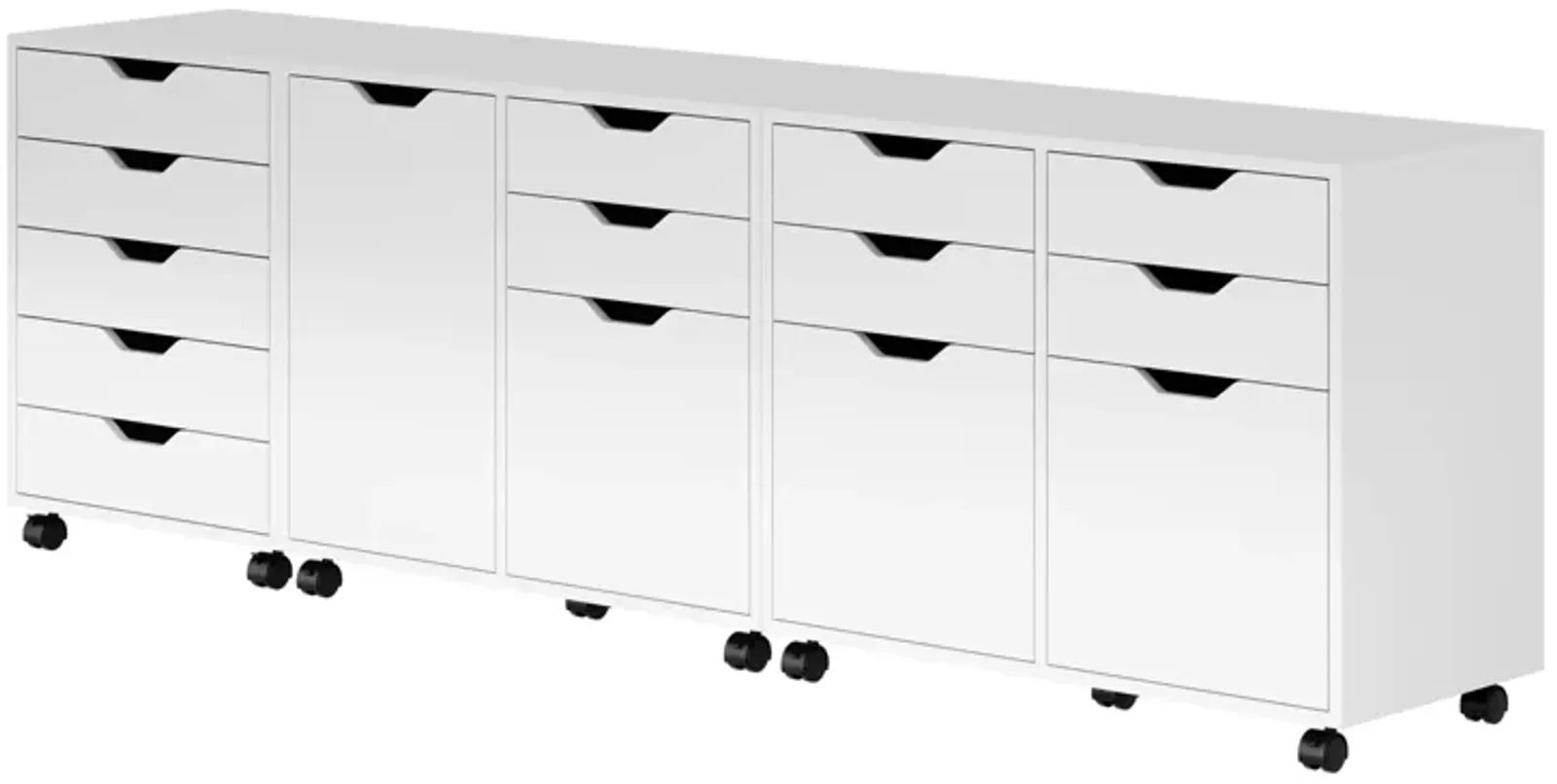 Winsome Wood Halifax Storage Cabinet, White