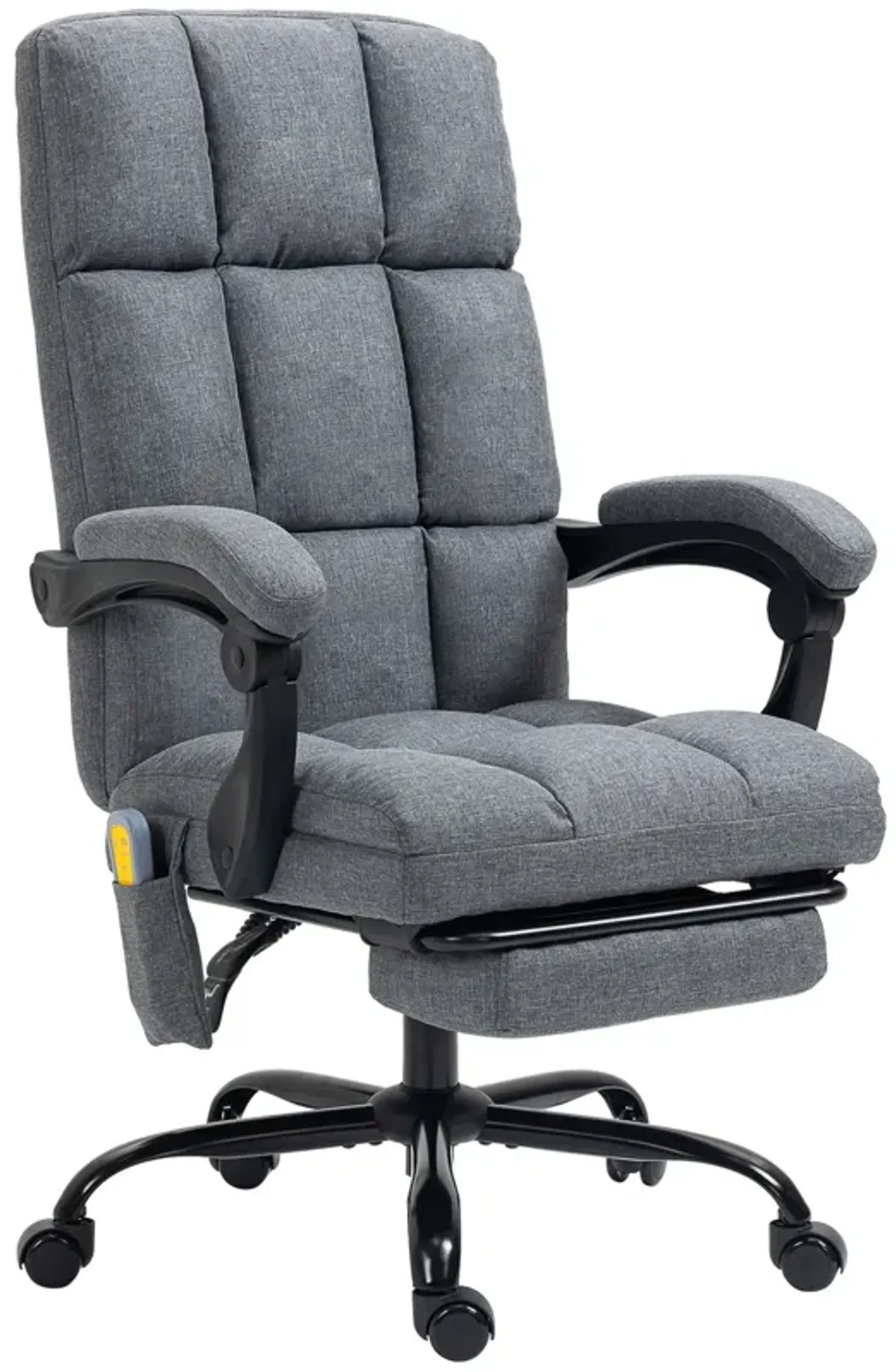 Dark Grey Work Relaxation: Reclining Massage Office Chair