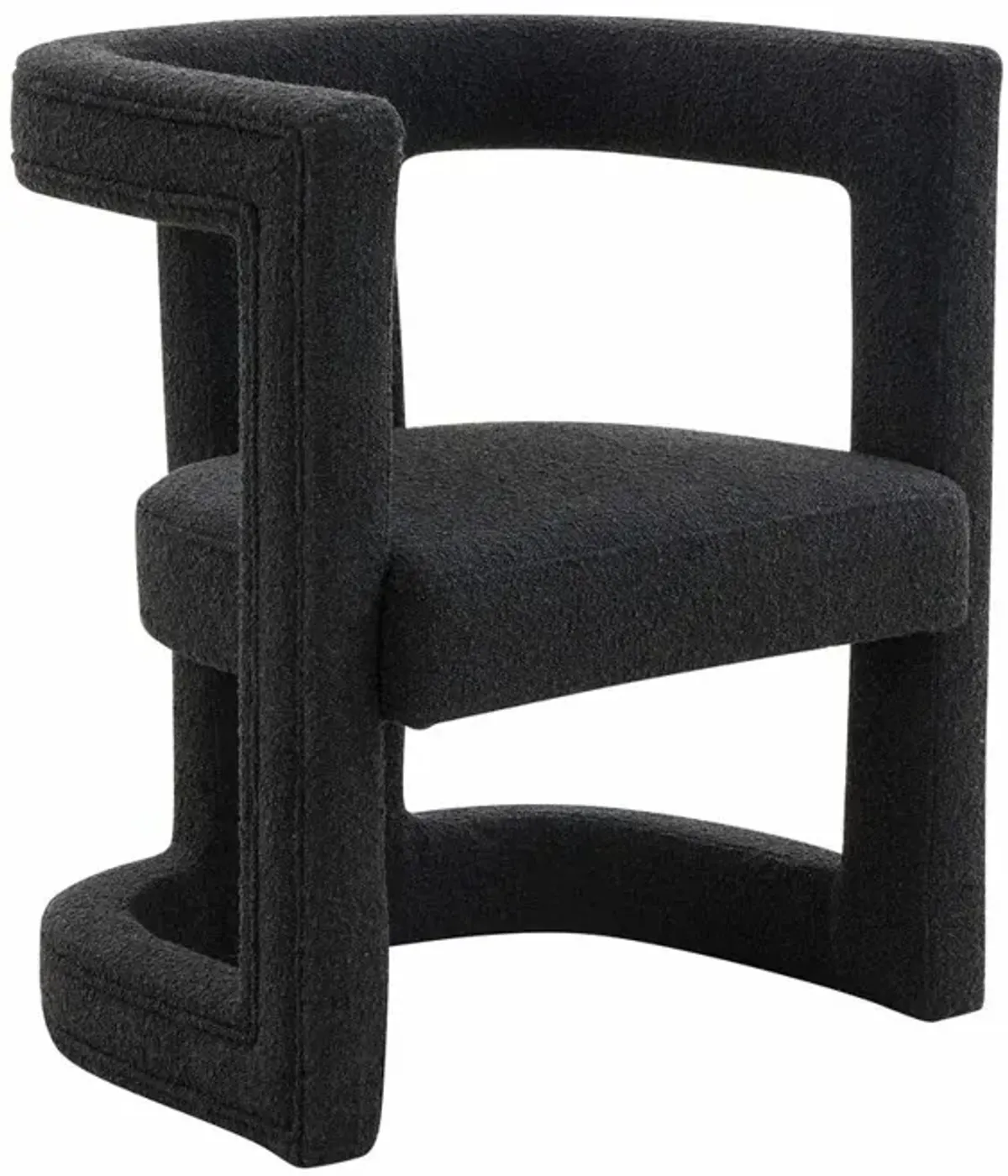 Belen Kox Sculpted Boucle Accent Chair, Belen Kox