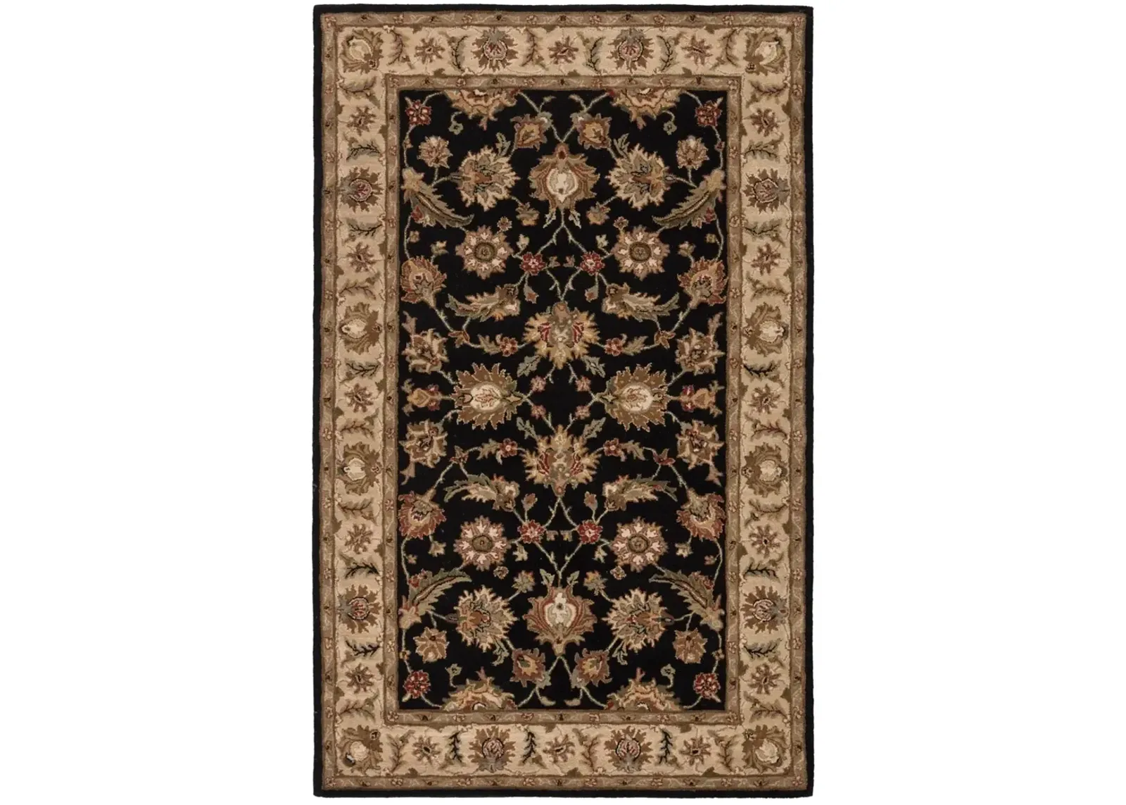 Mythos Selene Black 2'6" x 6' Runner Rug