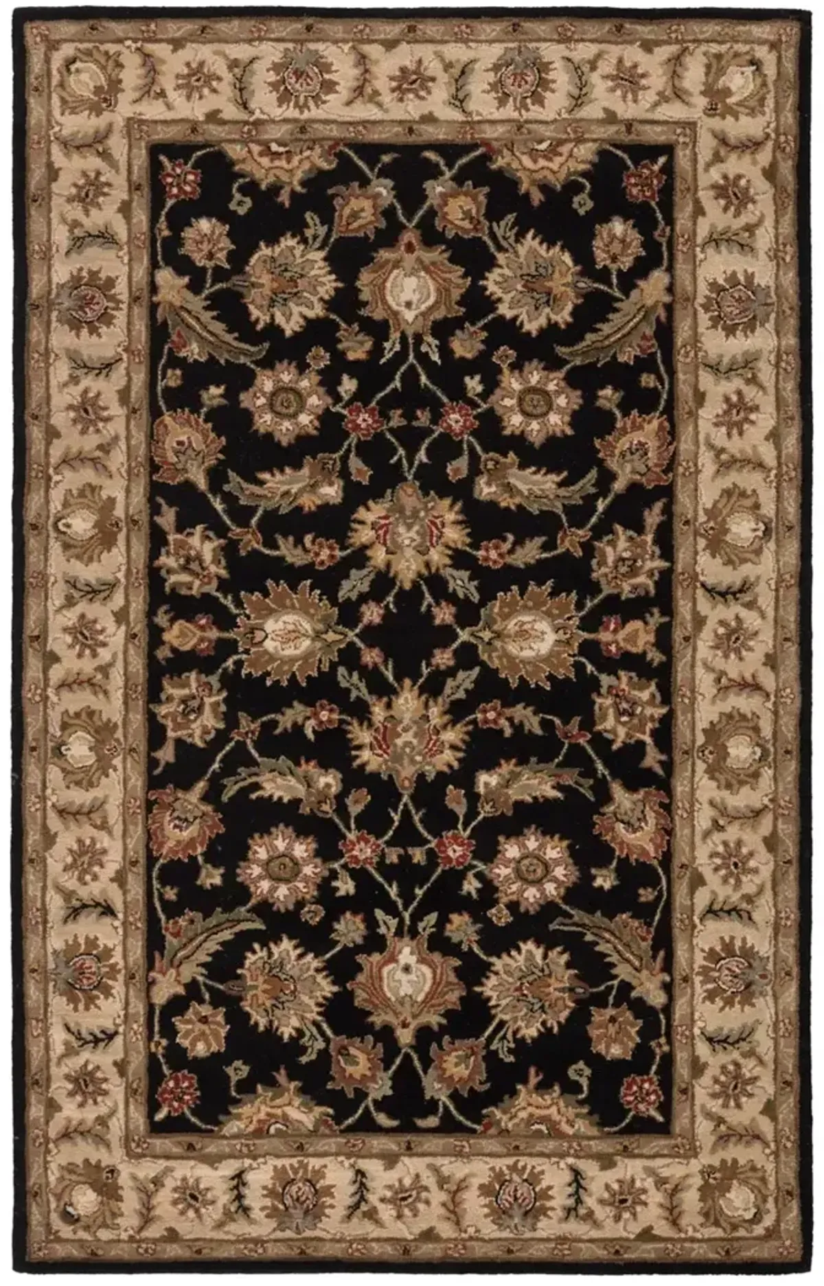 Mythos Selene Black 2'6" x 6' Runner Rug