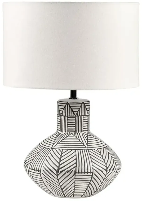 Gracie Mills Aidyn Contemporary Ceramic Table Lamp