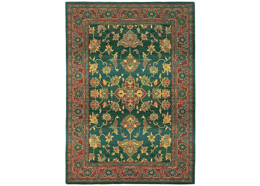 Kharma 2'3" x 4'5" Blue Rug