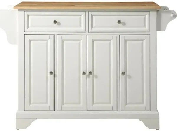 Lafayette Wood Top Full Size Kitchen Island/Cart