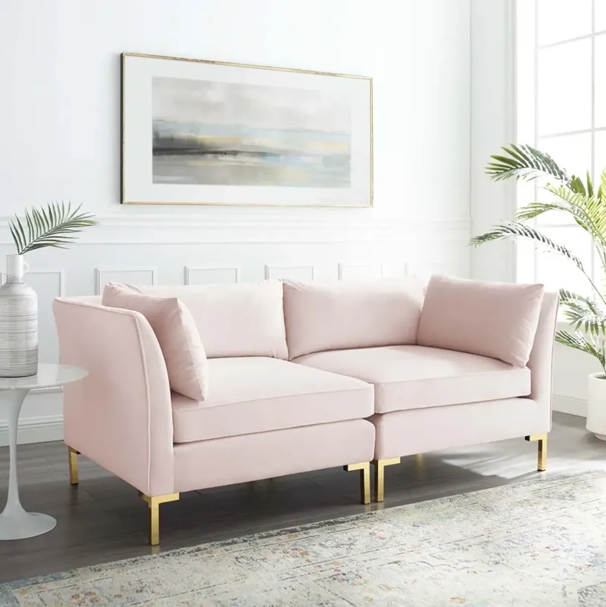 Ardent Performance Velvet Loveseat