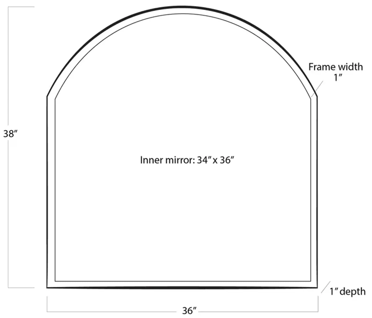 Knox Metal Mirror