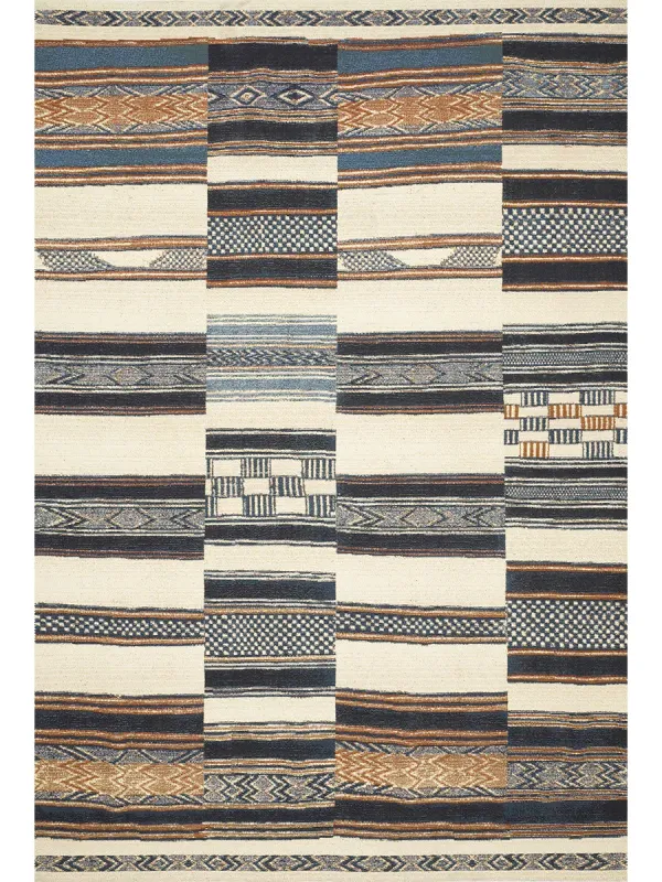 Mika Ivory/Multi 7'10" x 11'2" Area Rug