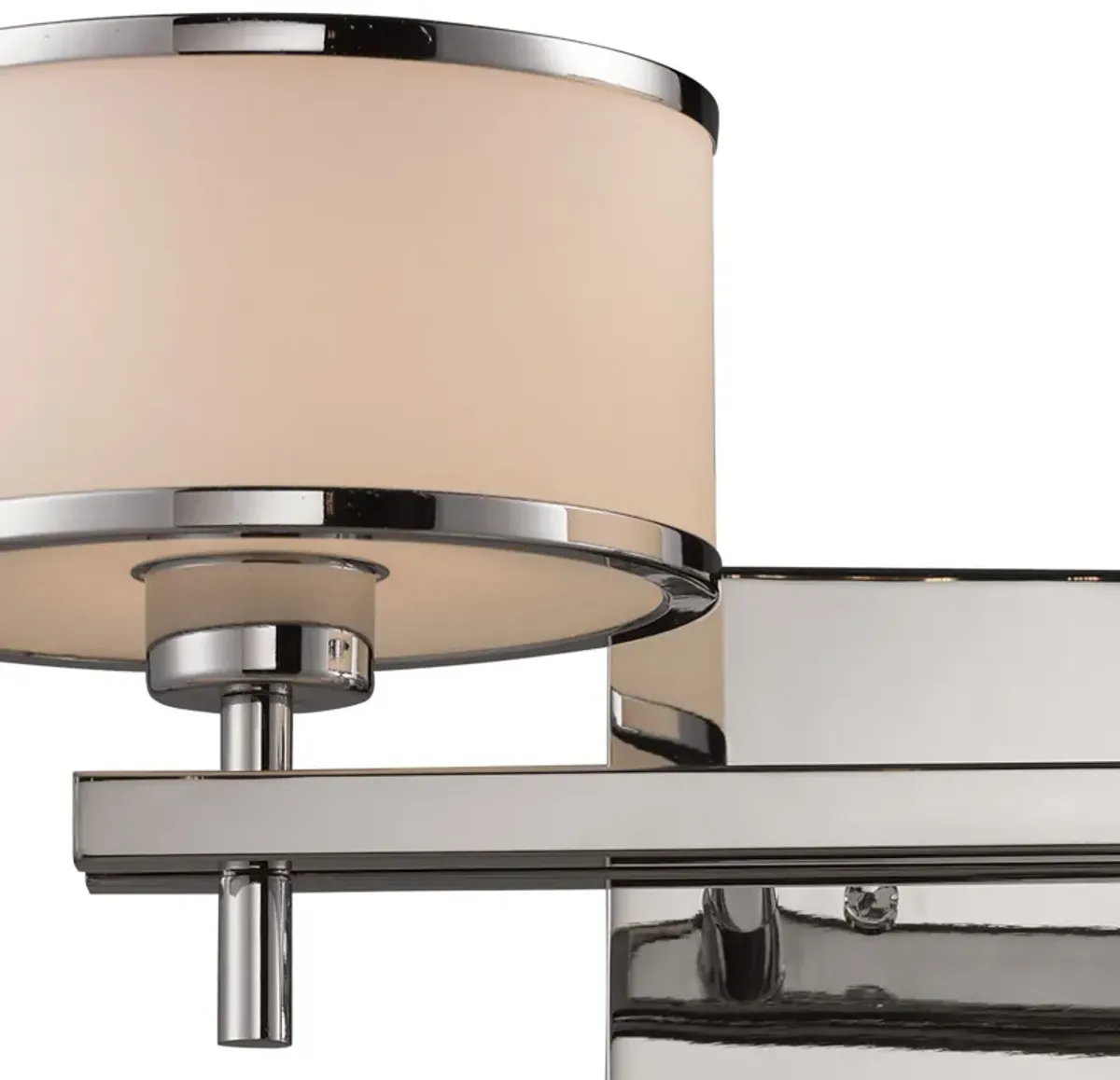 Utica 2 light silver Vanity Light