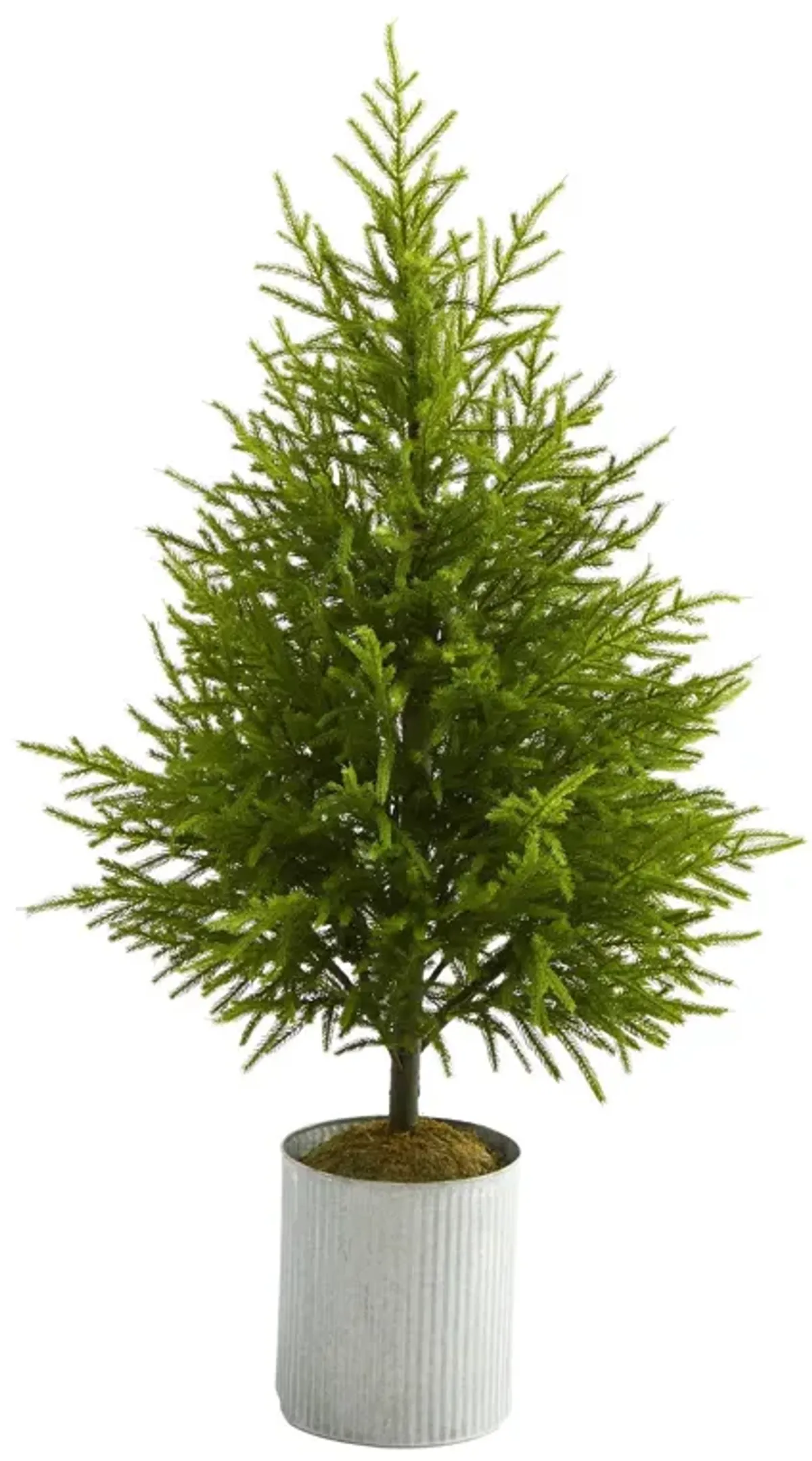 Nearly Natural 49-in Norfolk Island Pine “Natural Look-in Artificial Tree