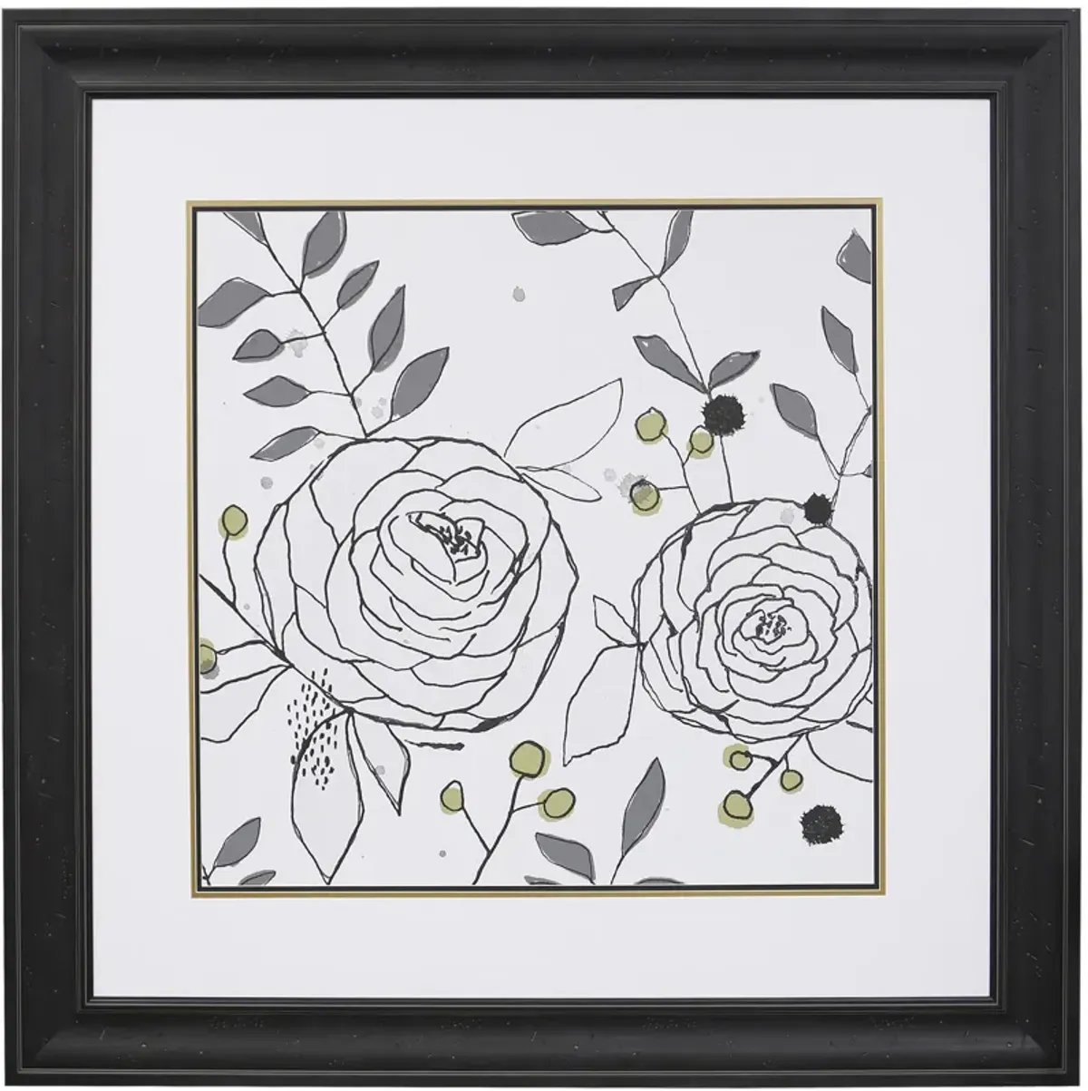 Limbing Roses Framed Print