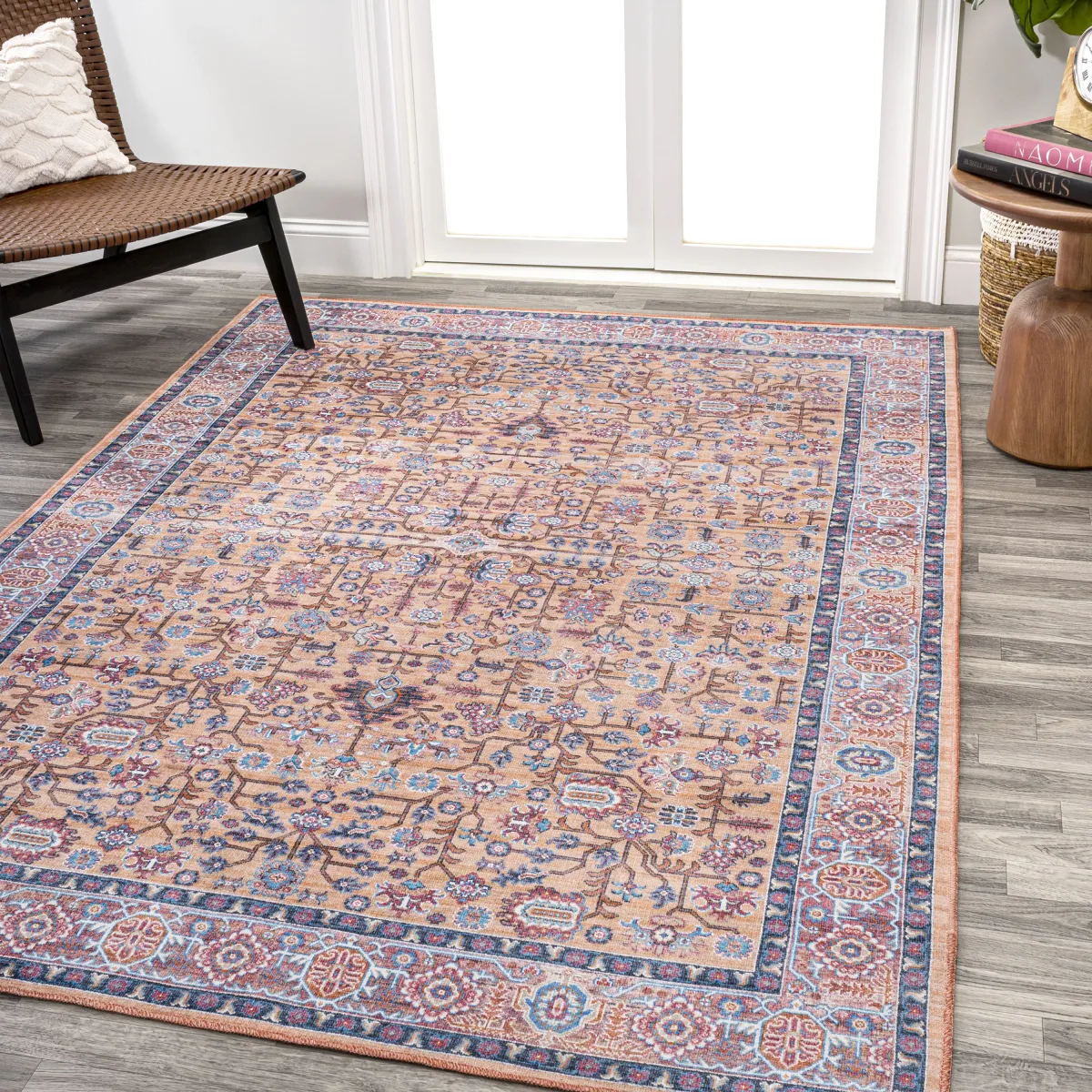 Kemer All Over Persian Washable Indoor/Outdoor Area Rug