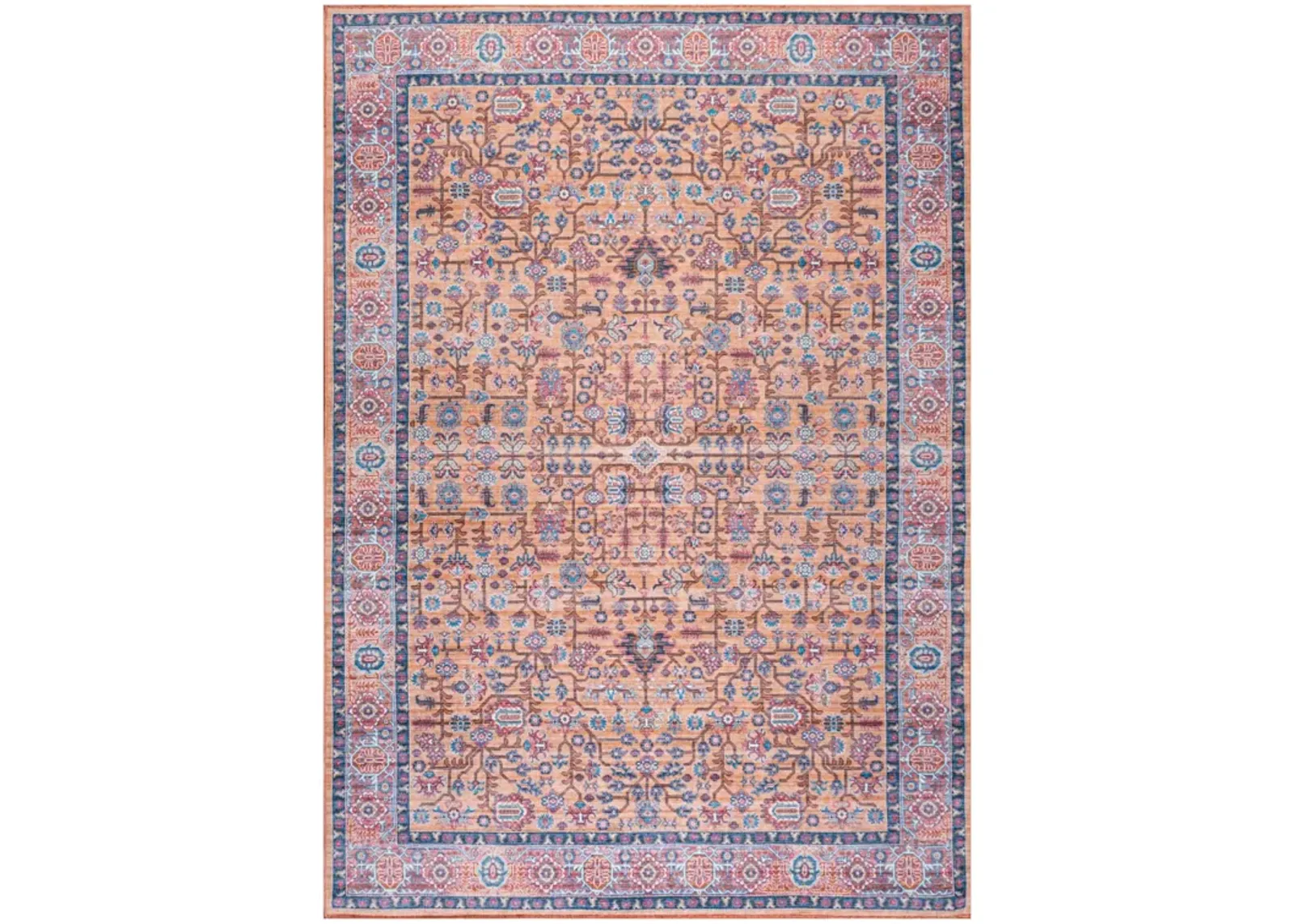 Kemer All Over Persian Washable Indoor/Outdoor Area Rug