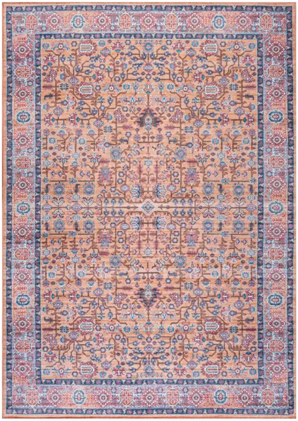 Kemer All Over Persian Washable Indoor/Outdoor Area Rug