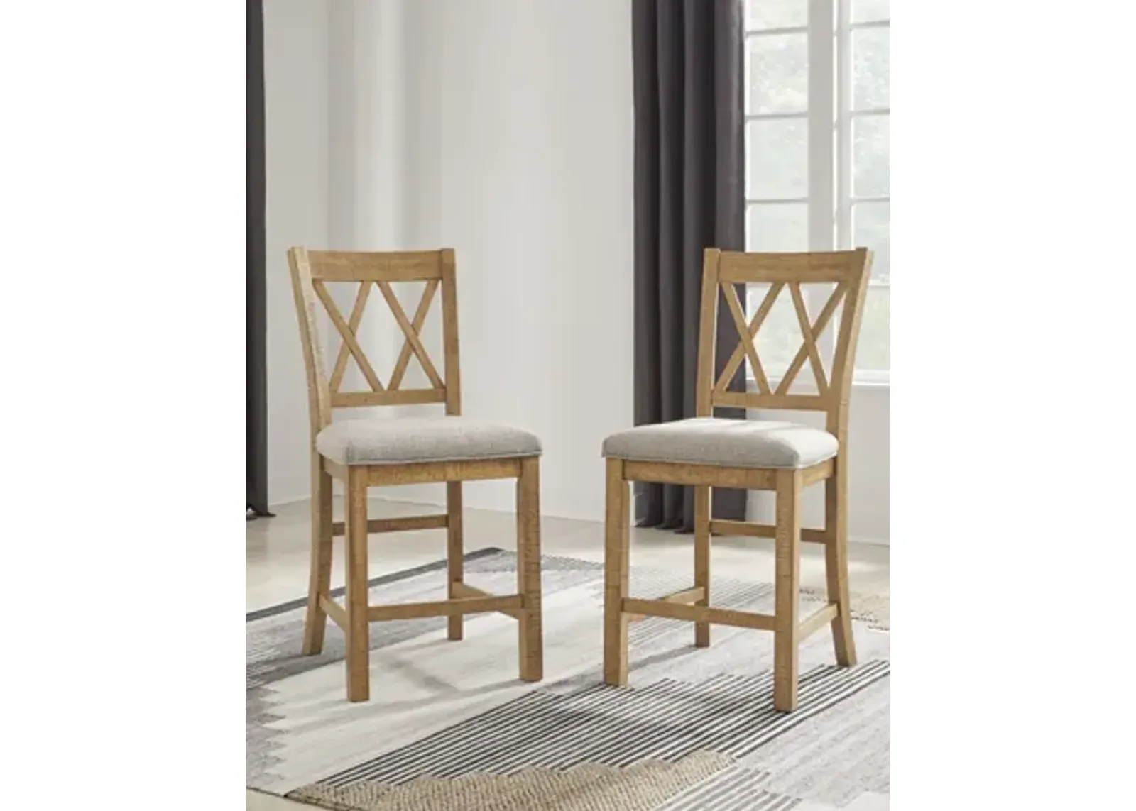 Havonplane Counter Height Barstool (Set of 2)