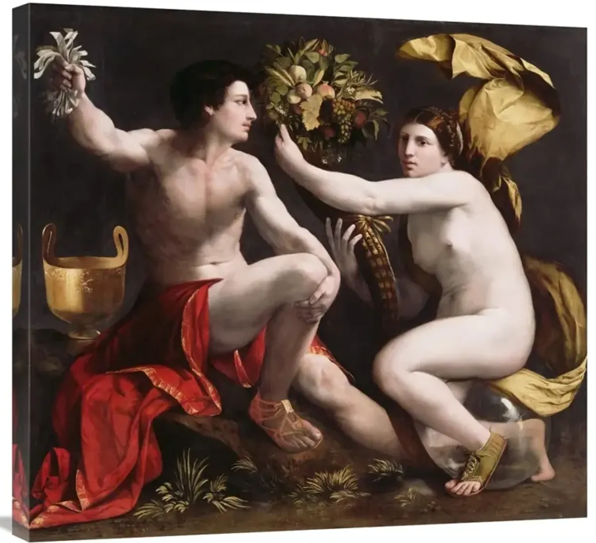 Allegory of Fortune-Canvas Art-30x27.9