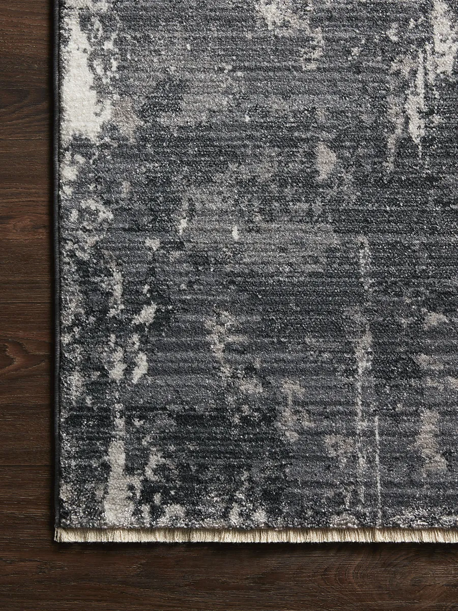 Samra SAM06 Charcoal/Silver 7'10" x 10' Rug