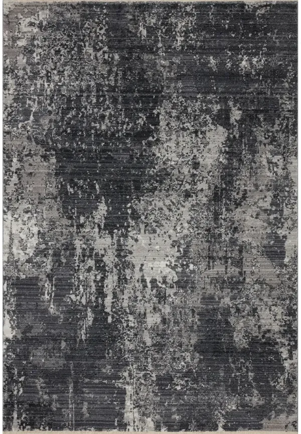 Samra SAM06 Charcoal/Silver 7'10" x 10' Rug