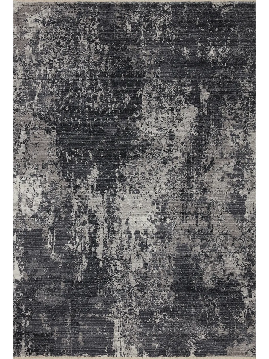 Samra SAM06 Charcoal/Silver 7'10" x 10' Rug