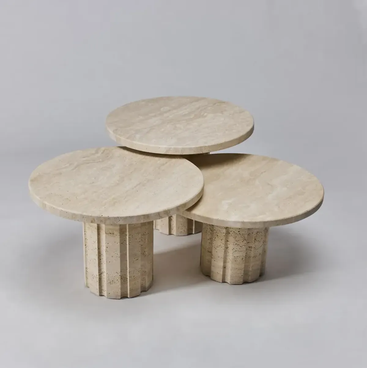 Amerigo Bunching Tables - Travertine