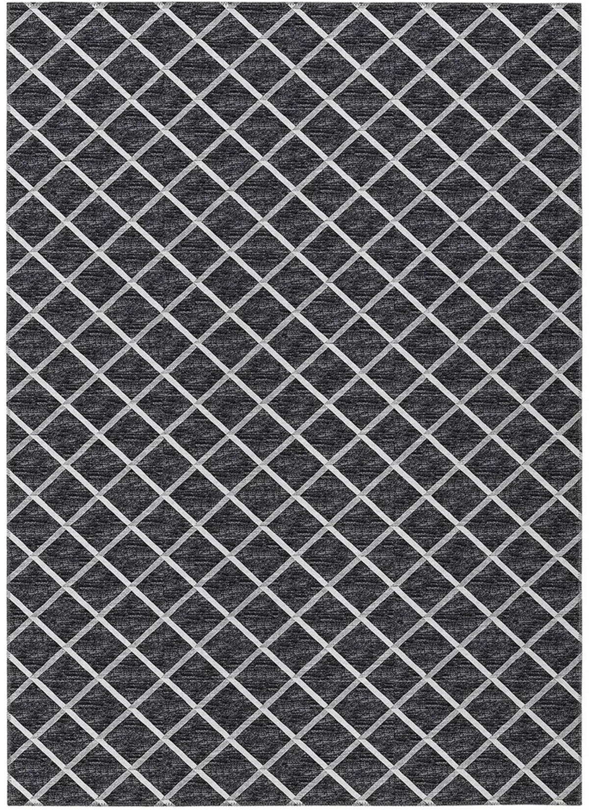 York YO1 Black 9' x 12' Rug