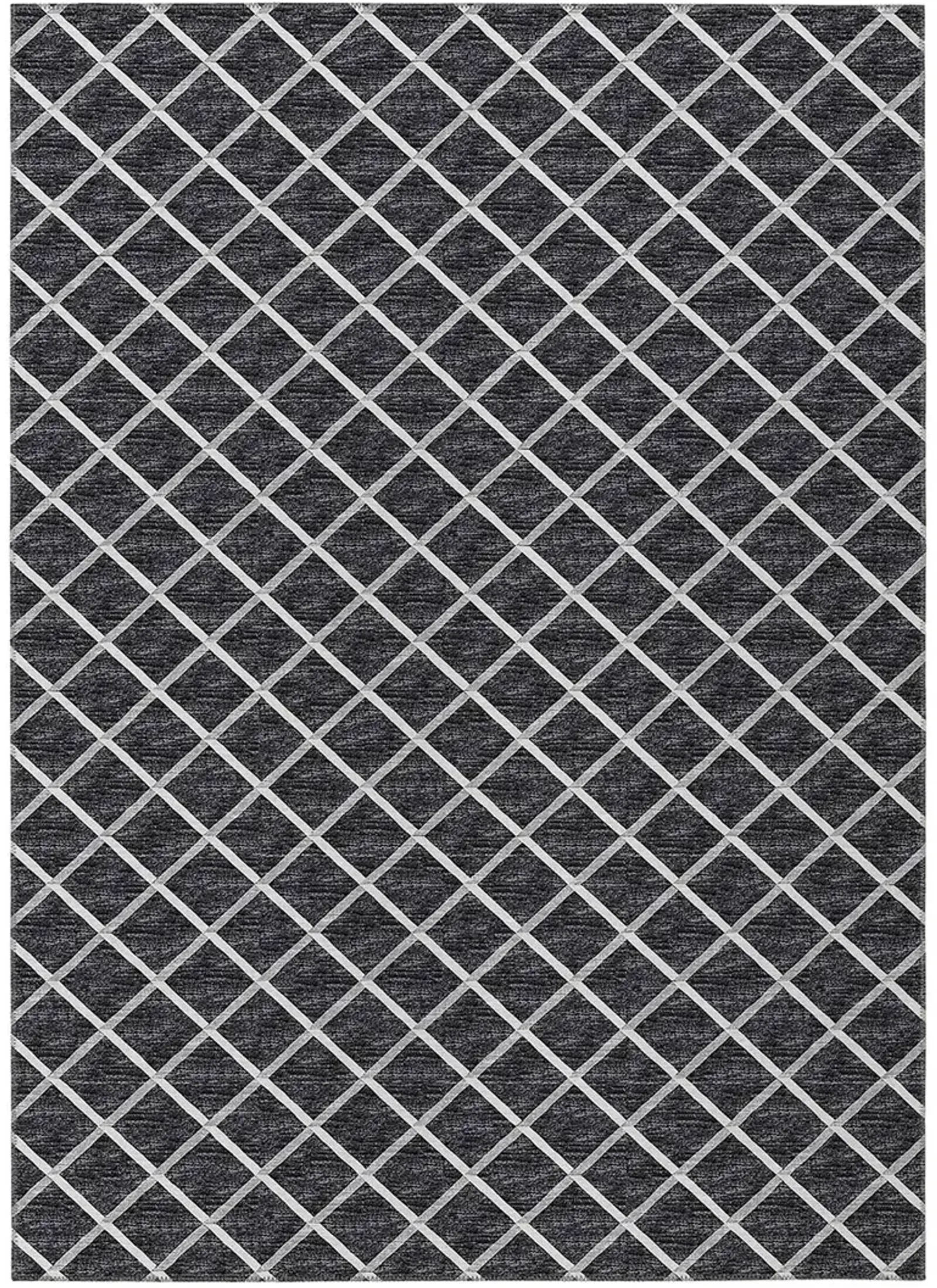 York YO1 Black 9' x 12' Rug