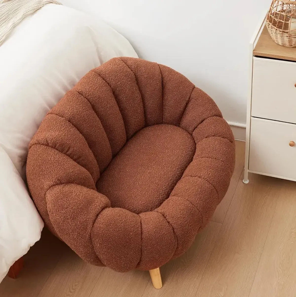 Pumpkin Sofa by Dorm Haul