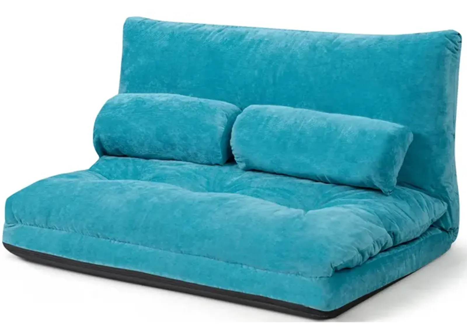 6-Position Adjustable Sleeper Lounge Couch with 2 Pillows