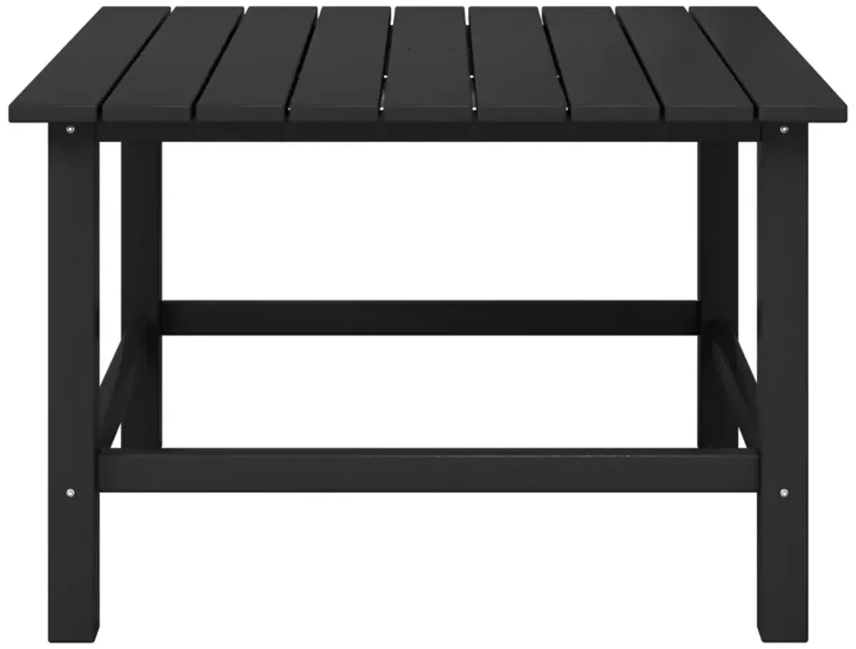 WestinTrends Kids Outdoor Patio Furniture HDPE Square Dining Table