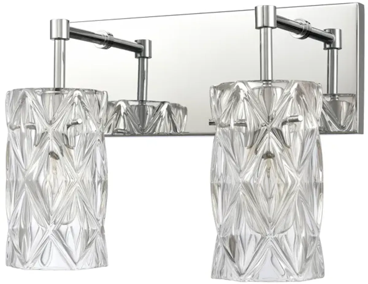 Forma de Crystal 14'' Wide 2-Light Vanity Light