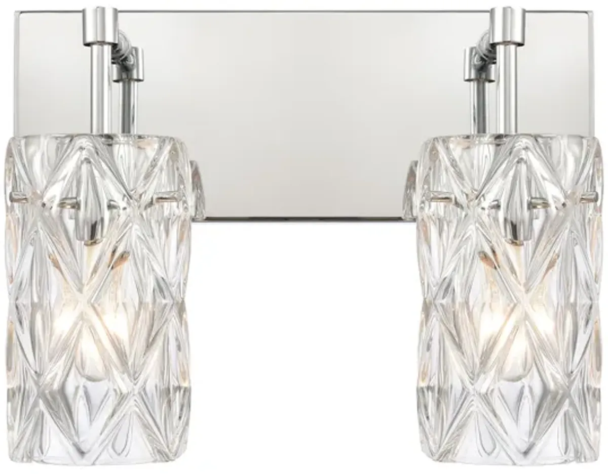 Forma de Crystal 14'' Wide 2-Light Vanity Light