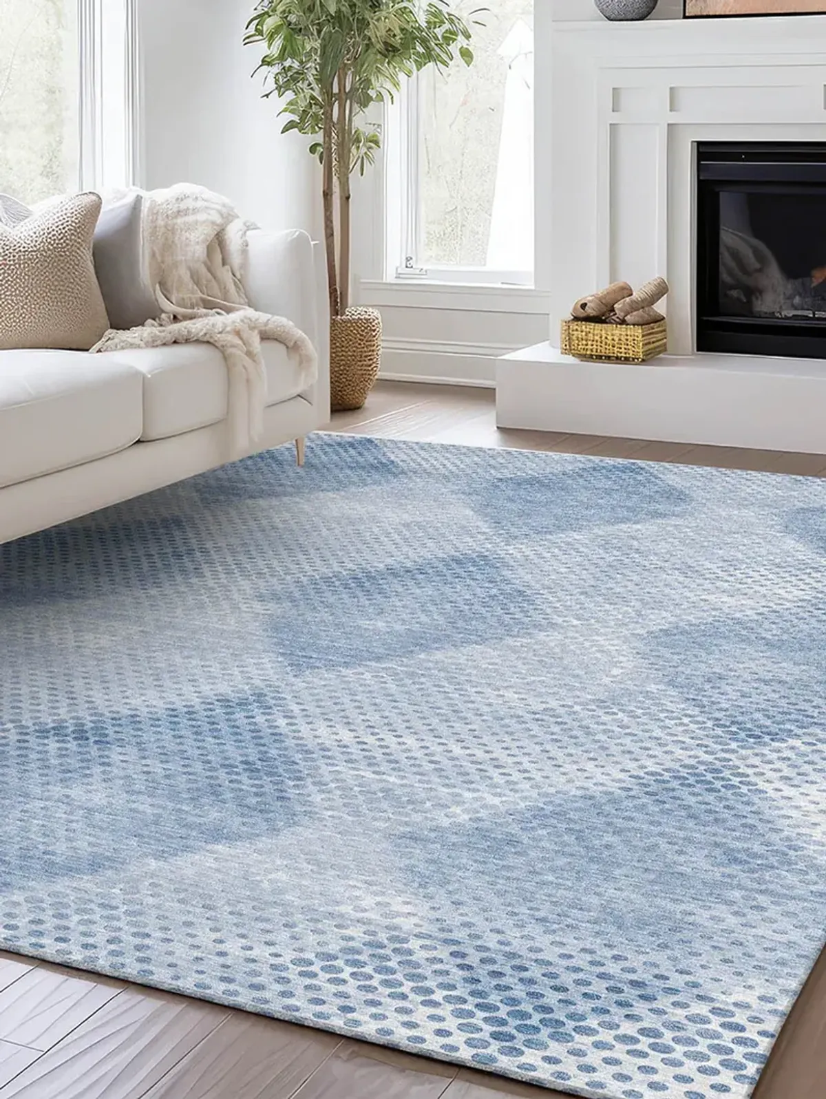 Trevi TV4 Blue 2'3" x 7'6" Rug