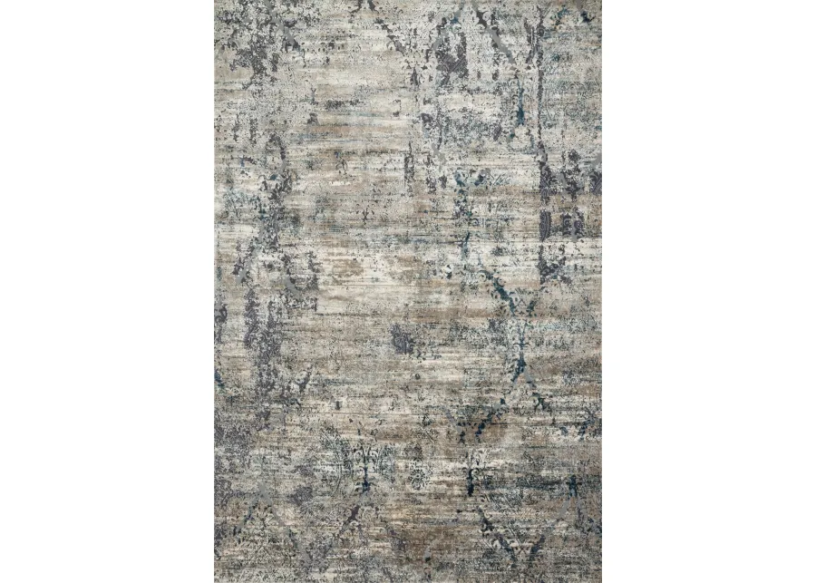 Cascade CAS01 Taupe/Blue 6'7" x 9'2" Rug