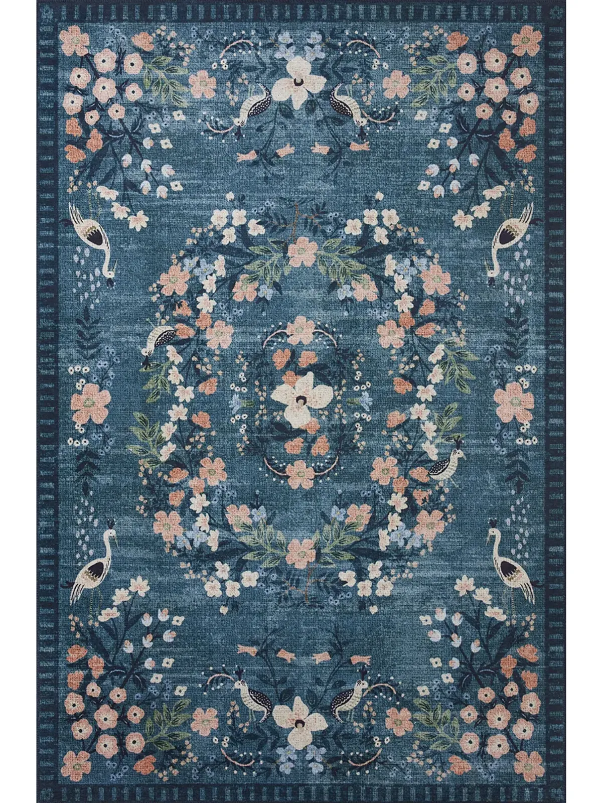 Palais PAL03 Teal 5' x 7'6" Rug