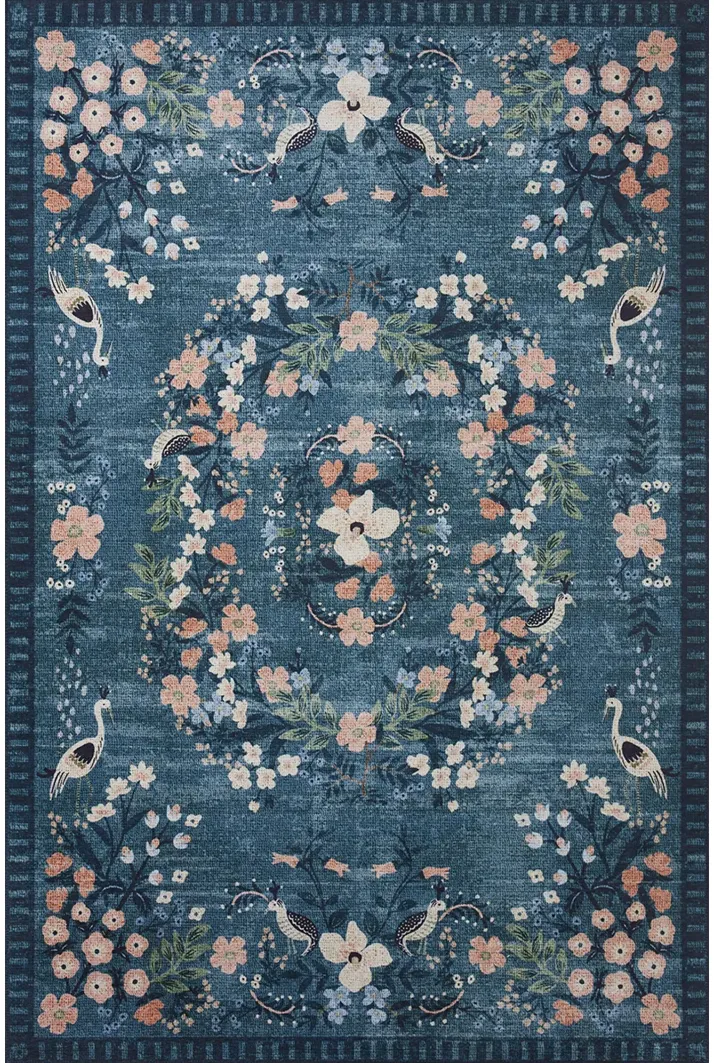 Palais PAL03 Teal 5' x 7'6" Rug