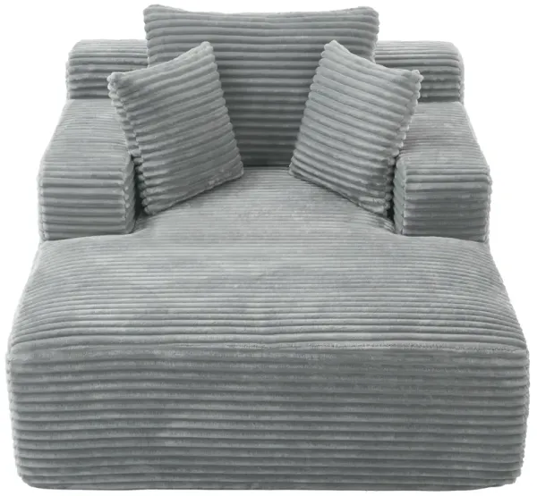 Merax Lounge Sofa Bed with Removable Pillows